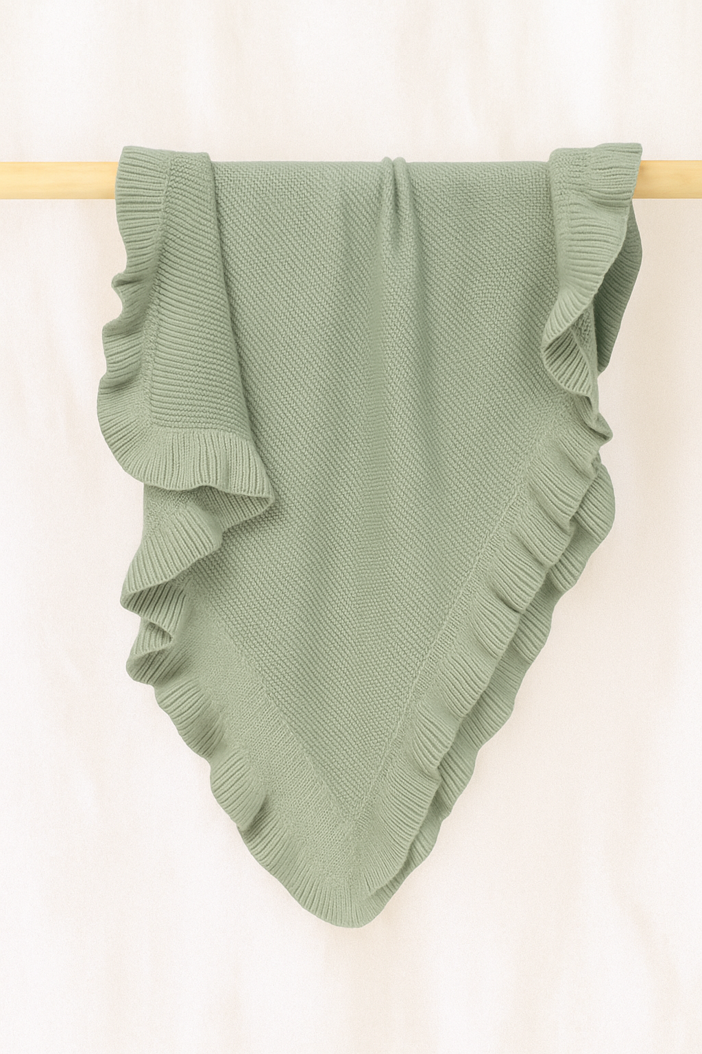 The Ruby Ruffle Personalised Blanket - 100% Cotton