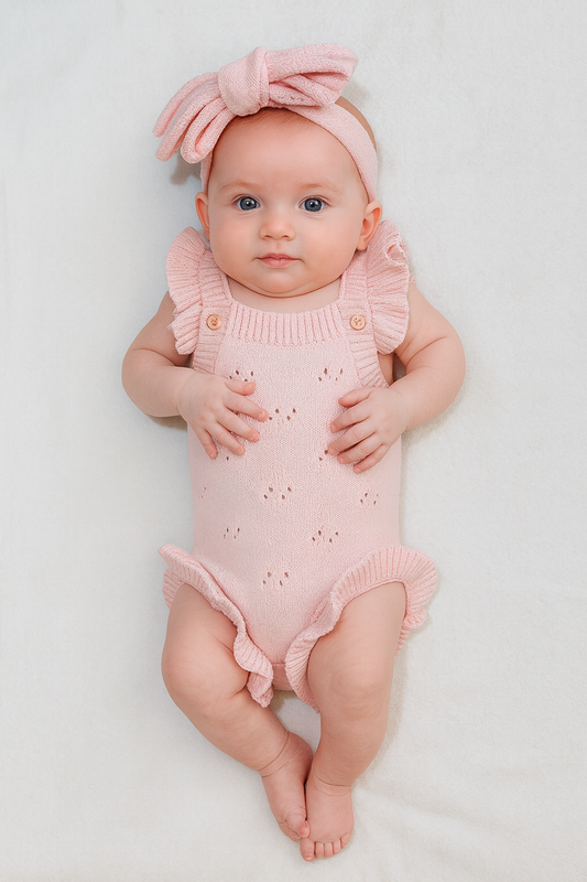 THE GRACIE POINTELLE ROMPER | FAIRY FLOSS