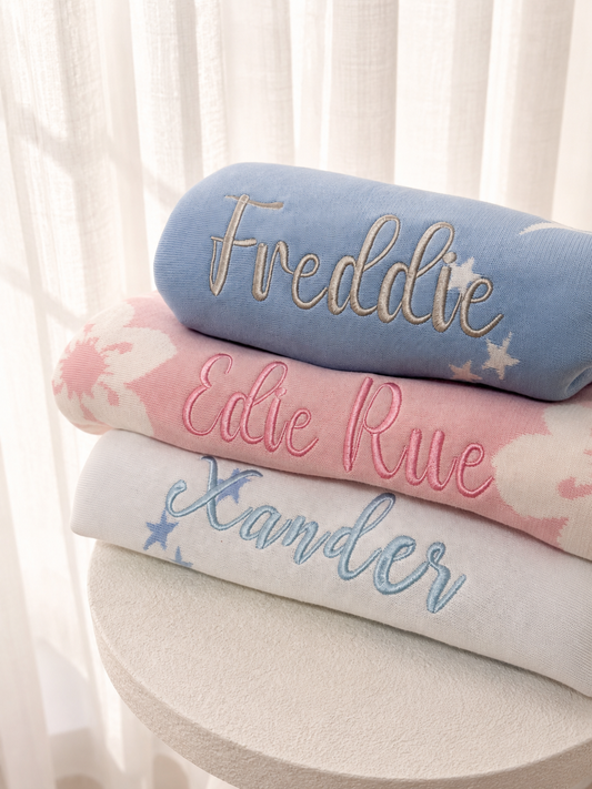 THE DREAMSCAPE REVERSIBLE BLANKET | CELESTE BLUE