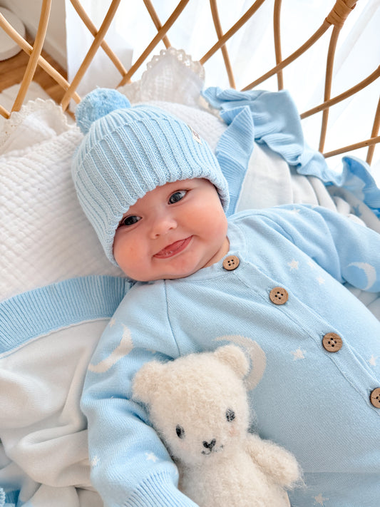 THE XANDER BEANIE | CELESTE BLUE