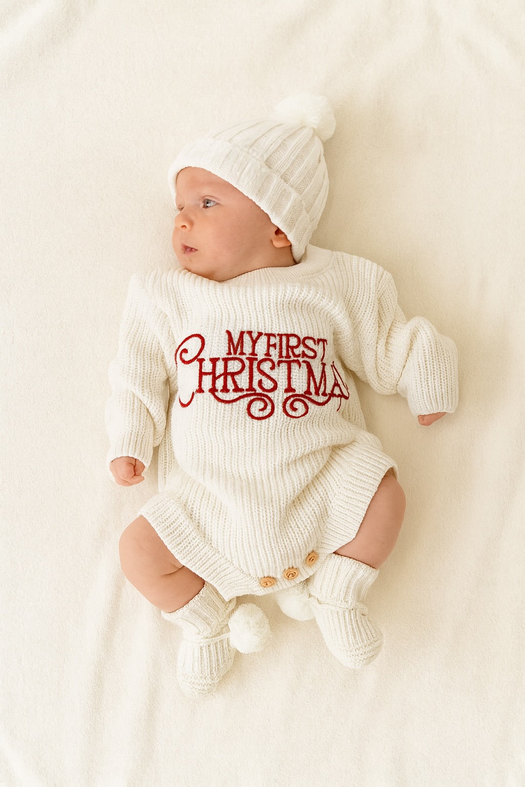The Milk My First Christmas Romper Bundle - 100% Cotton