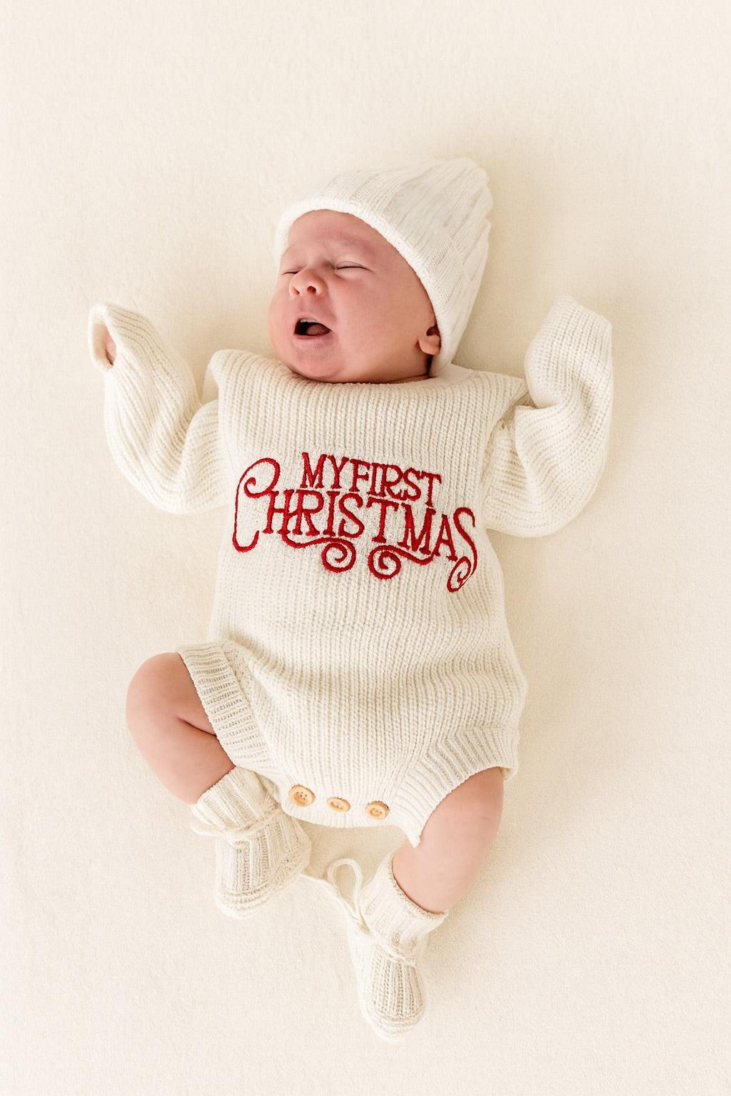 The Milk My First Christmas Romper Bundle - 100% Cotton