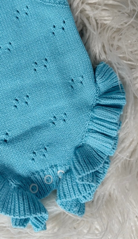 The Baby Blue Gracie Pointelle Bundle - 100% Cotton
