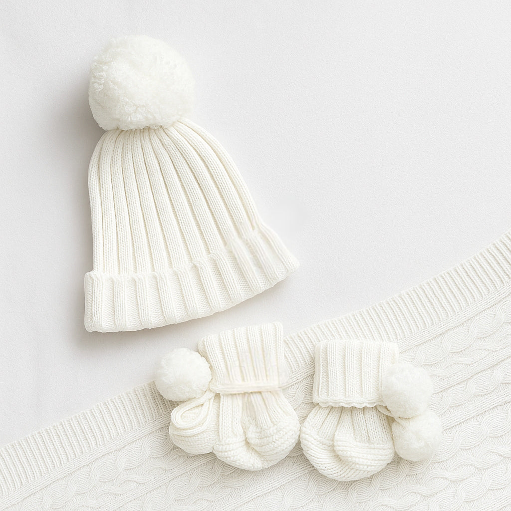 The Cosy Cub Set Milk - 100% Cotton