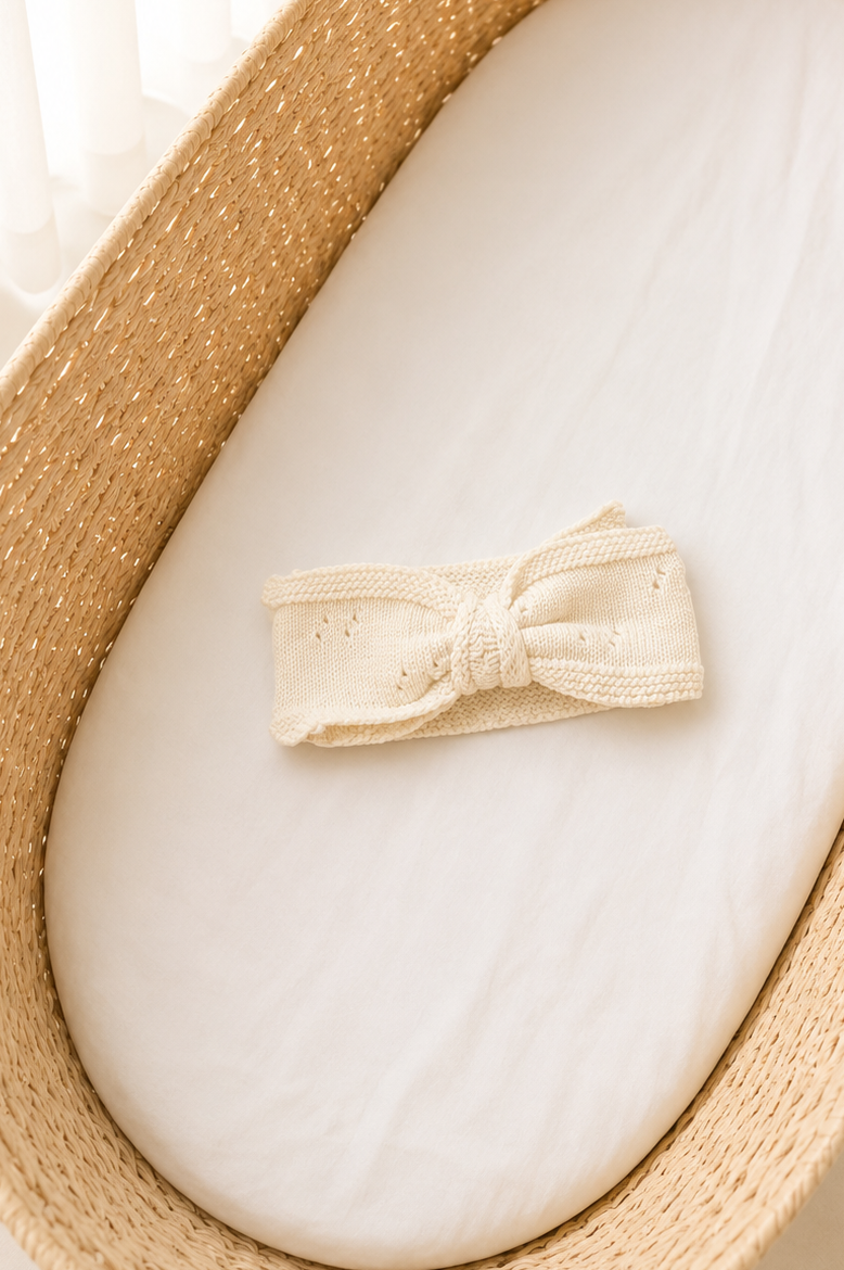 THE ZARA POINTELLE BOW | MILK