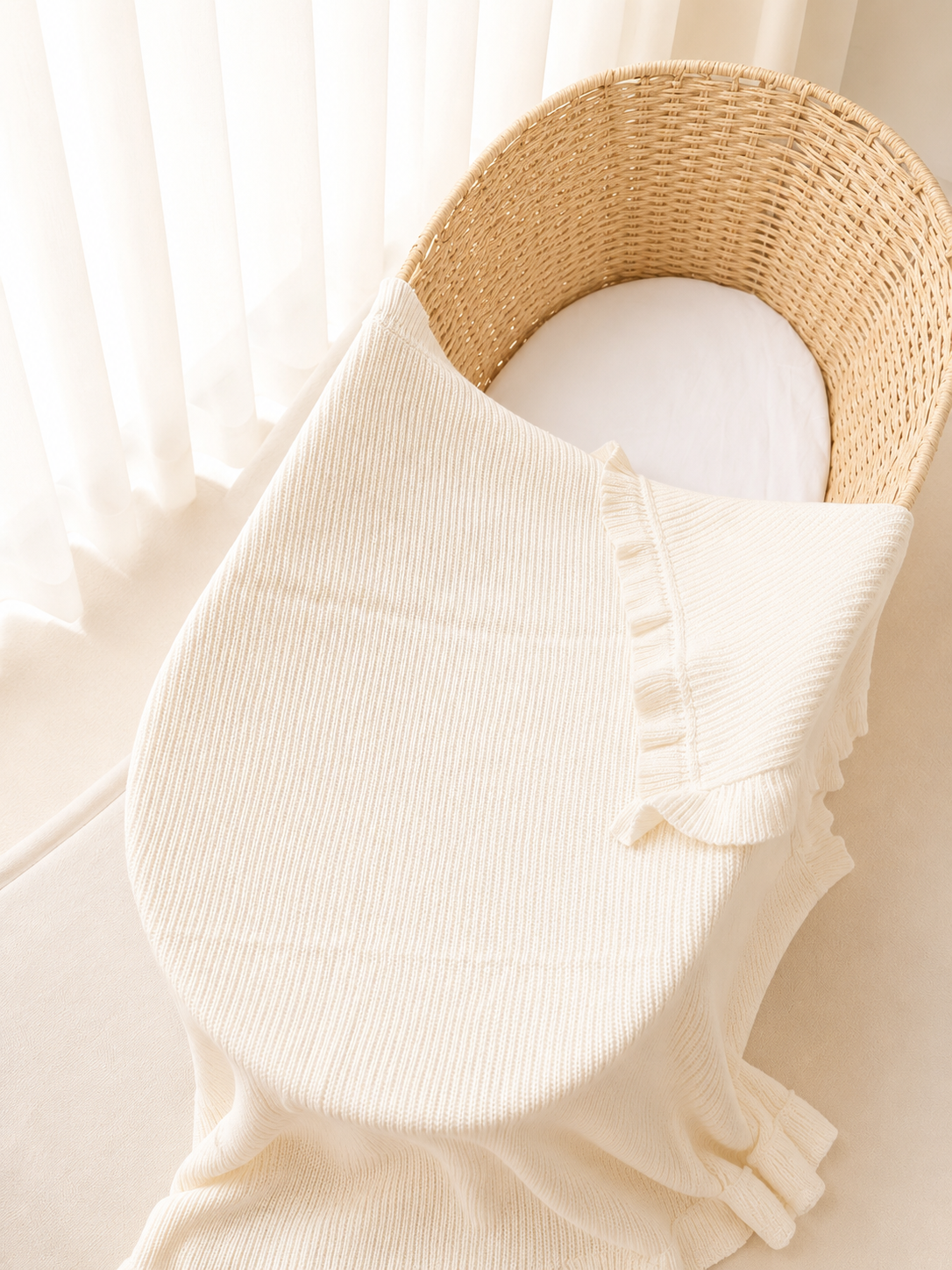 THE CHUNKY KNIT BLANKET | MILK