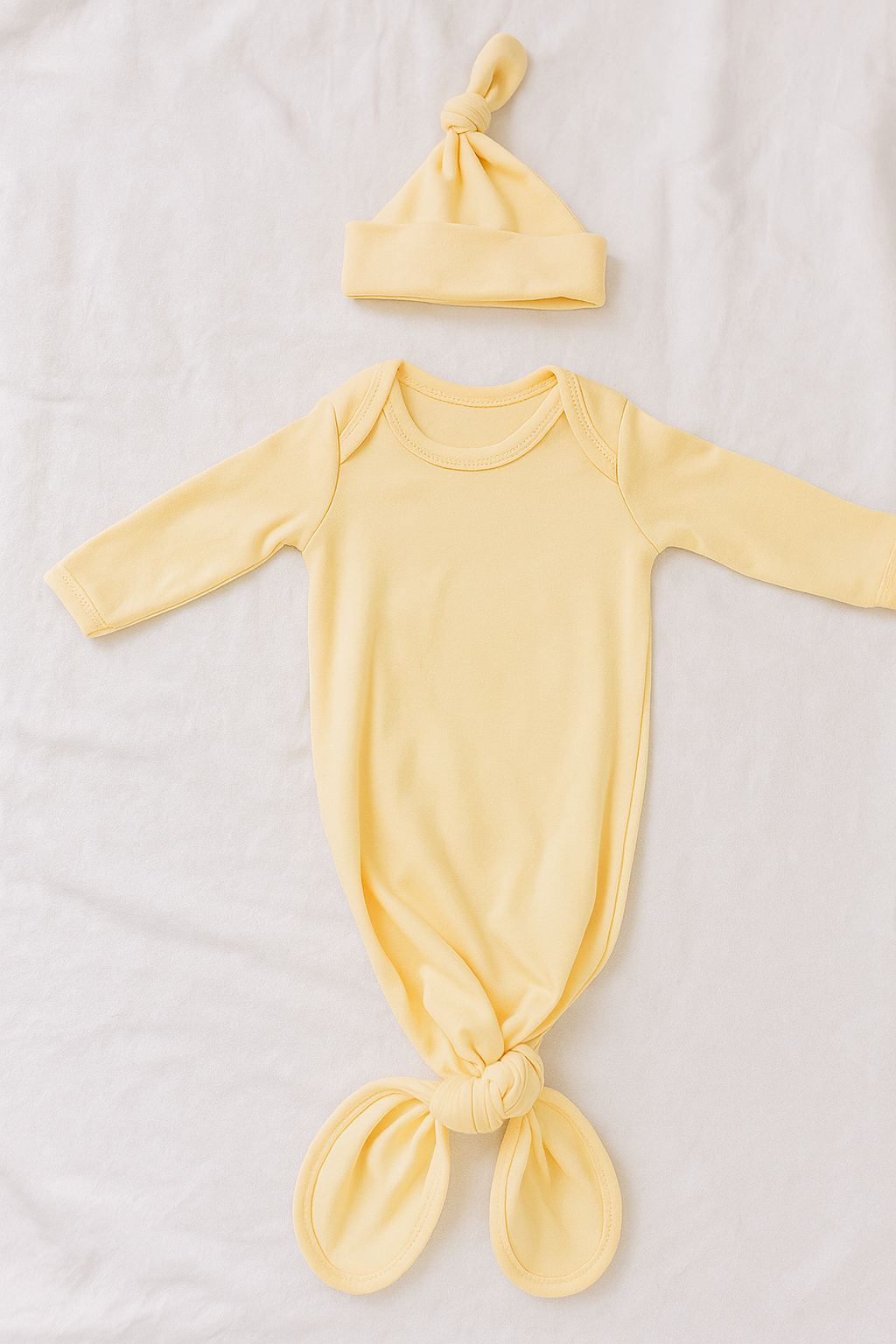 The Sunny Knot Sleep Romper - 100% Cotton