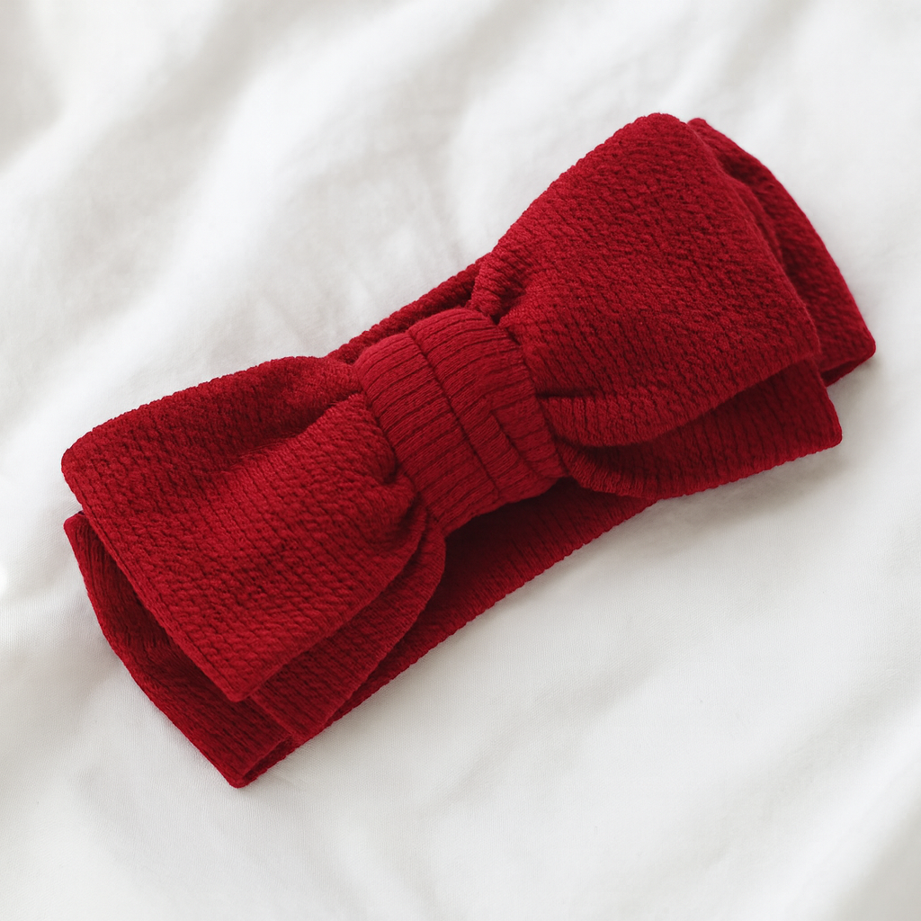 The Saskia Knit Bow - 100% Cotton