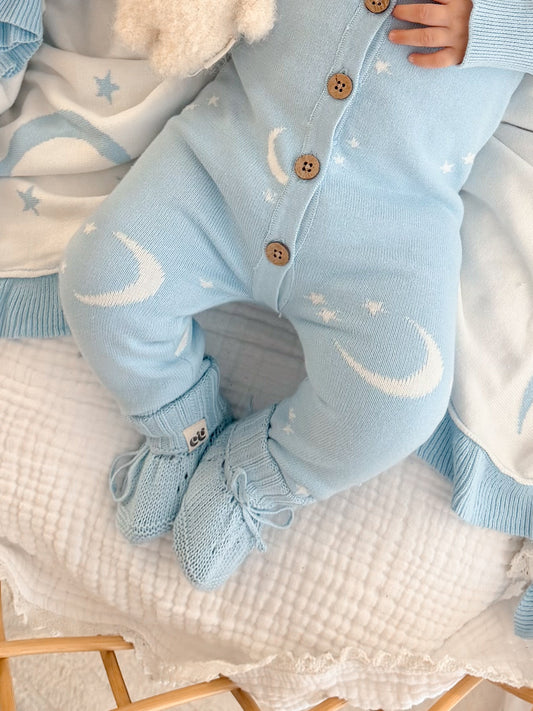 THE ZEYA BOOTIES | CELESTE BLUE