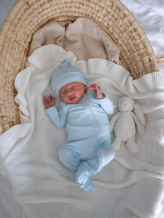 THE DREAMSCAPE ZIPPY ROMPER | CELESTE BLUE
