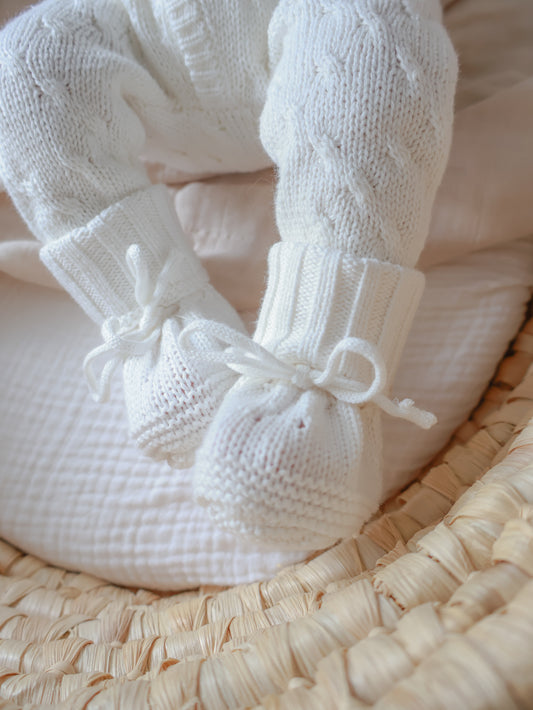 THE ZEYA BOOTIES | MILK