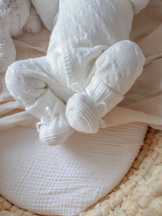 THE ZEYA BOOTIES | MILK