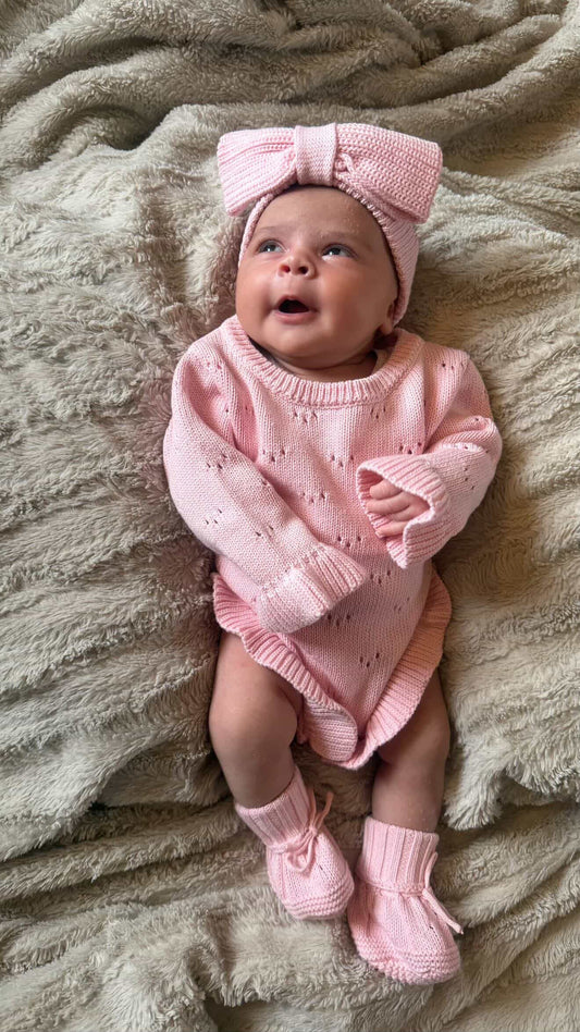 THE ZEYA POINTELLE ROMPER | FAIRY FLOSS