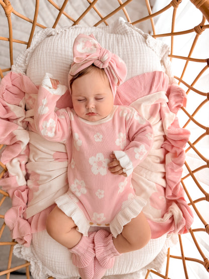 CHERRY DARLINGS FRILL ROMPER