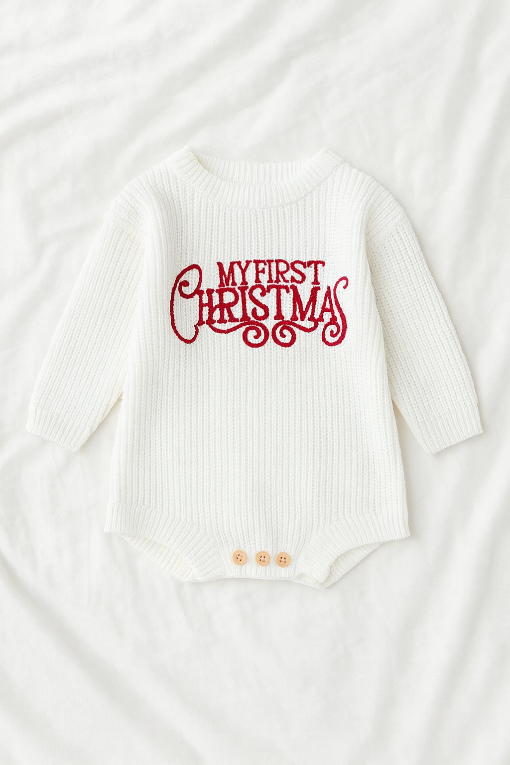My First Christmas Romper - 100% Cotton