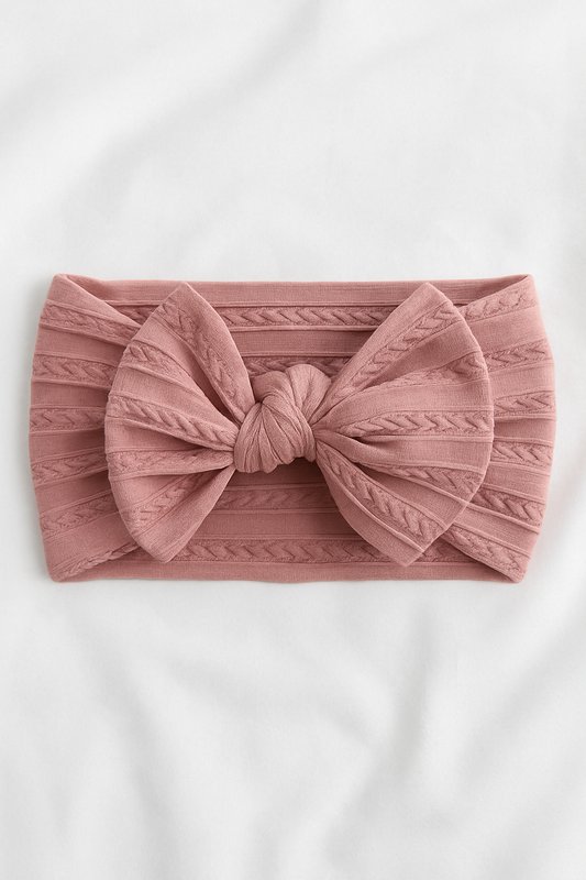 The Amelia Bow Headband - 100% Cotton