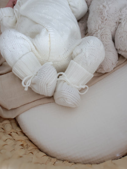 THE ZEYA BOOTIES | MILK