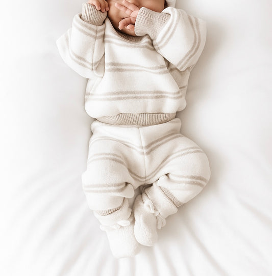 The Rowan Striped Sweater & Pant Set