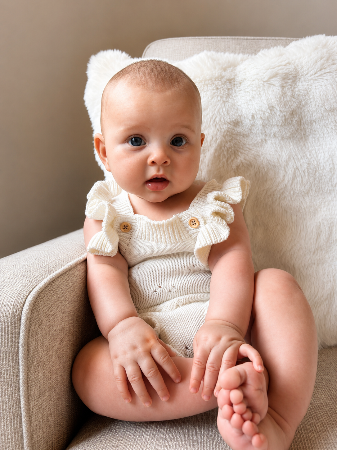 THE GRACIE POINTELLE ROMPER | MILK