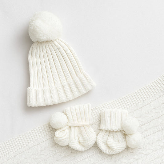 The Cosy Cub Set Milk - 100% Cotton