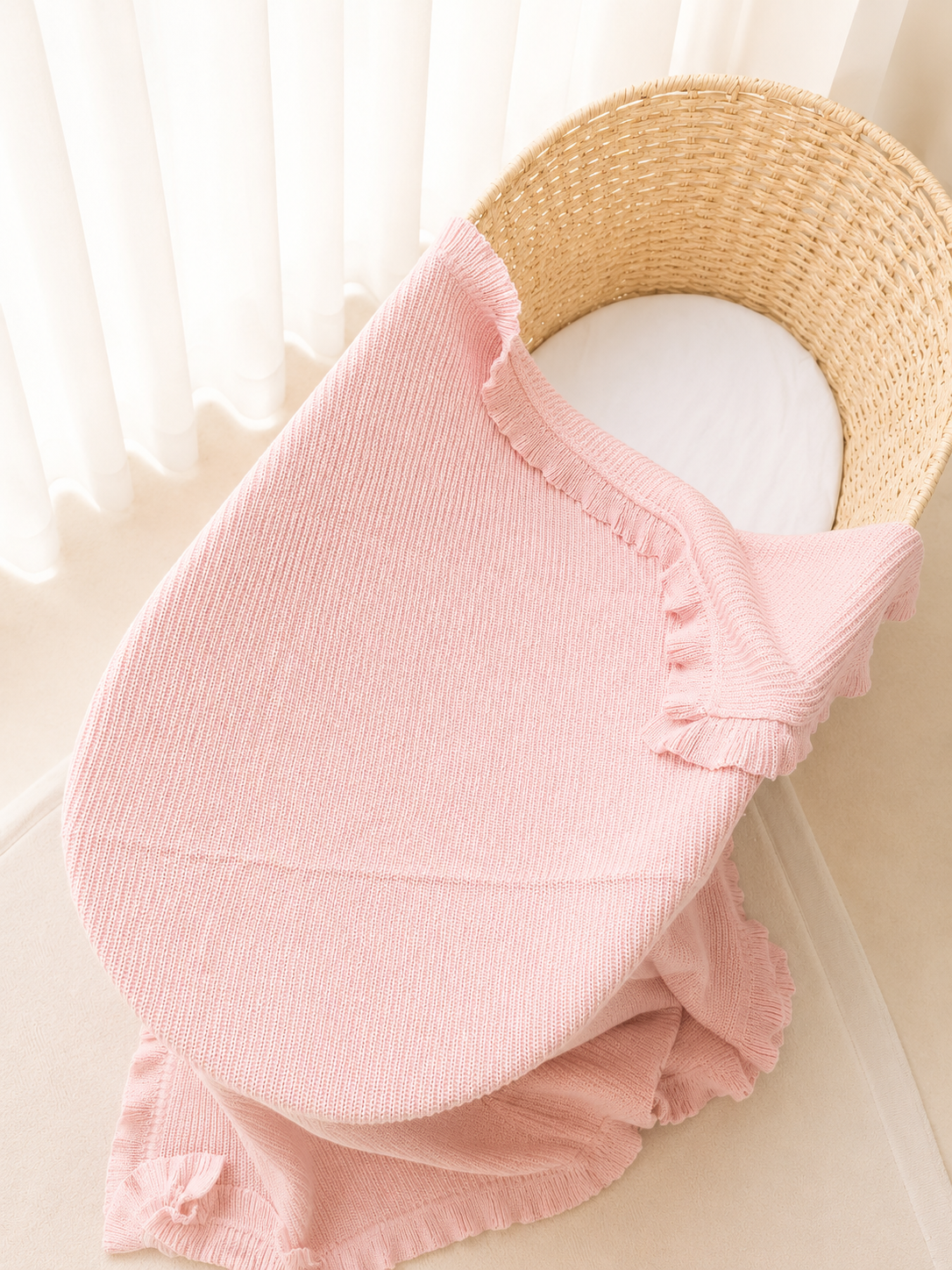 THE CHUNKY KNIT BLANKET | FAIRY FLOSS