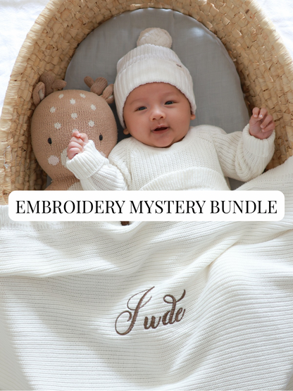 BABY BOYS EMBROIDERY MYSTERY BUNDLE