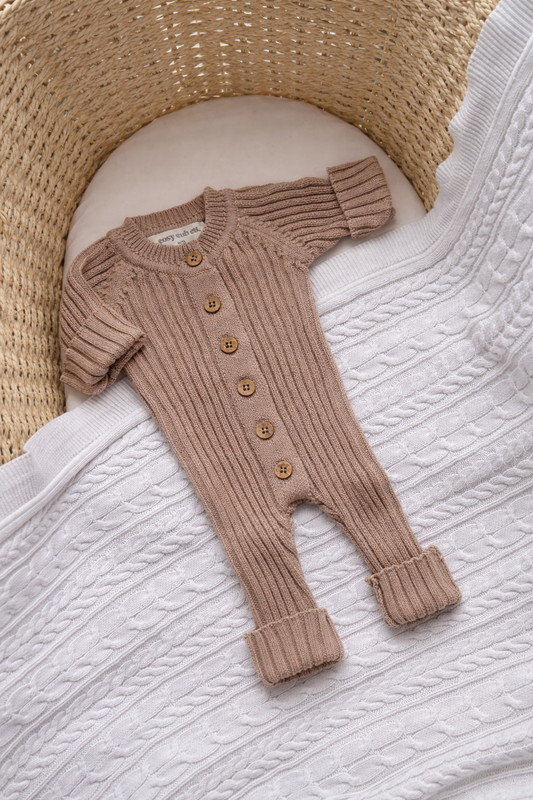 The Oak Cosy Cub Romper - 100% Cotton