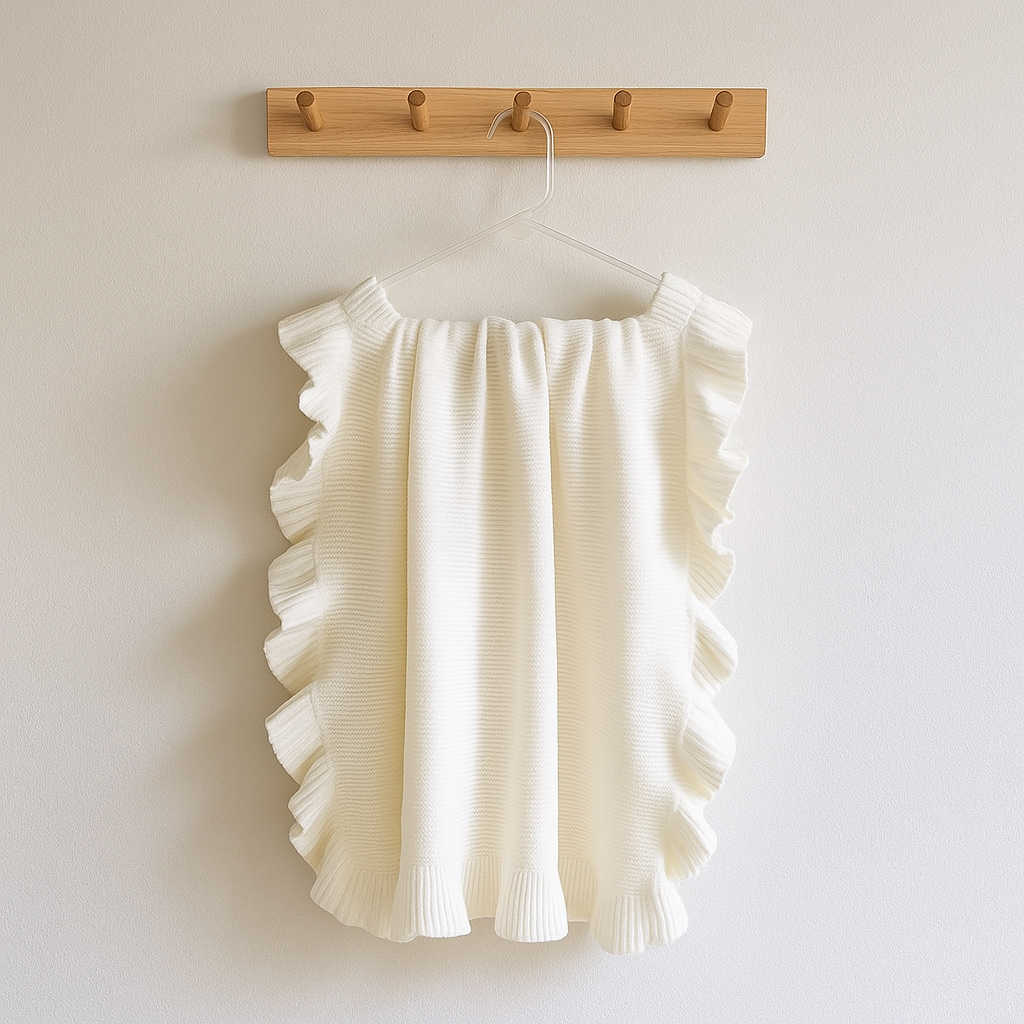 The Ruby Ruffle Blanket - 100% Cotton