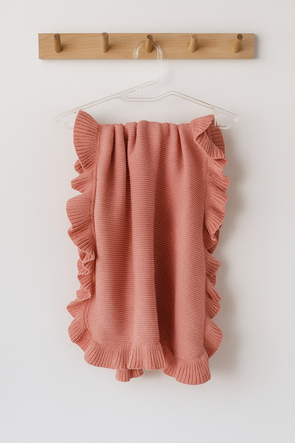 The Ruby Ruffle Blanket - 100% Cotton