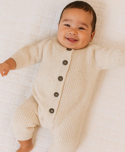 The Winter Knit Romper - 100% Cotton