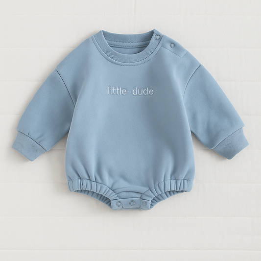 The Little Dude Romper - 100% Cotton