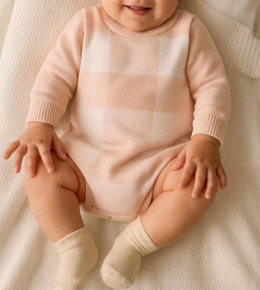 The Gingham Romper - 100% Cotton