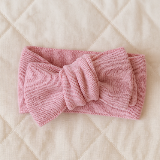 The Saskia Knit Bow - 100% Cotton
