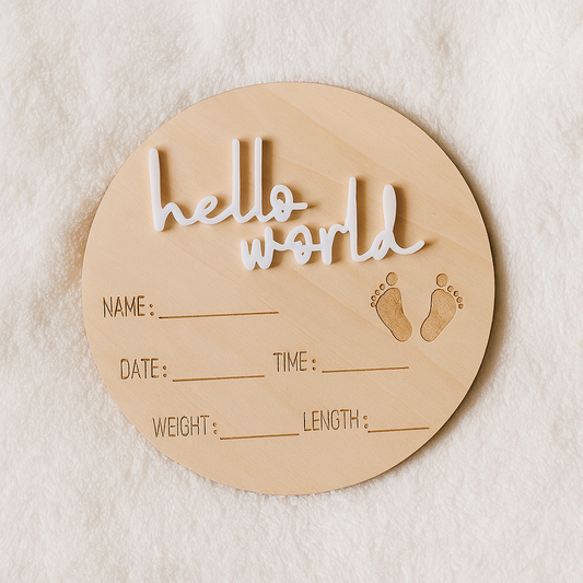 Hello World Plaque