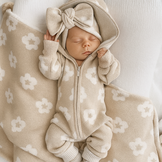 The Lola Hooded Romper - 100% Cotton