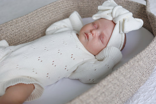 THE ZEYA POINTELLE ROMPER | MILK